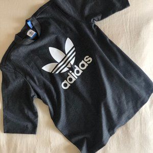 Adidas Grey Sample T-Shirt with Collar Detail